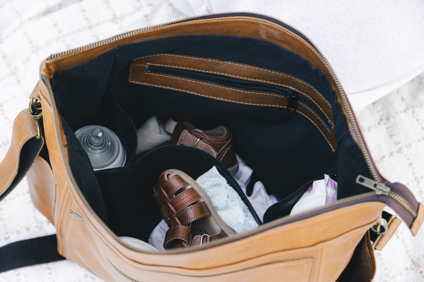 Funkymama Leather Backpack