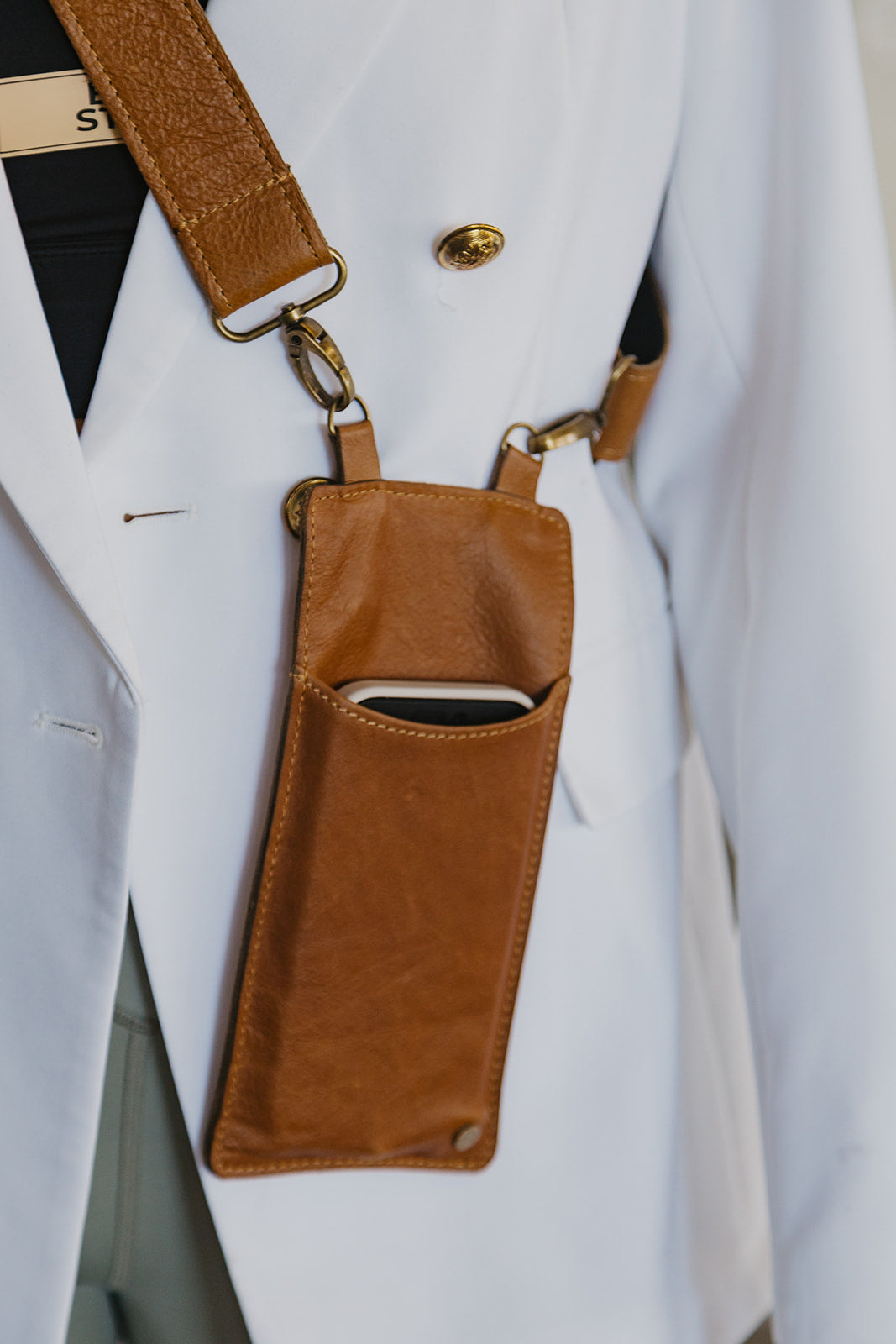 Sleek Leather Sling