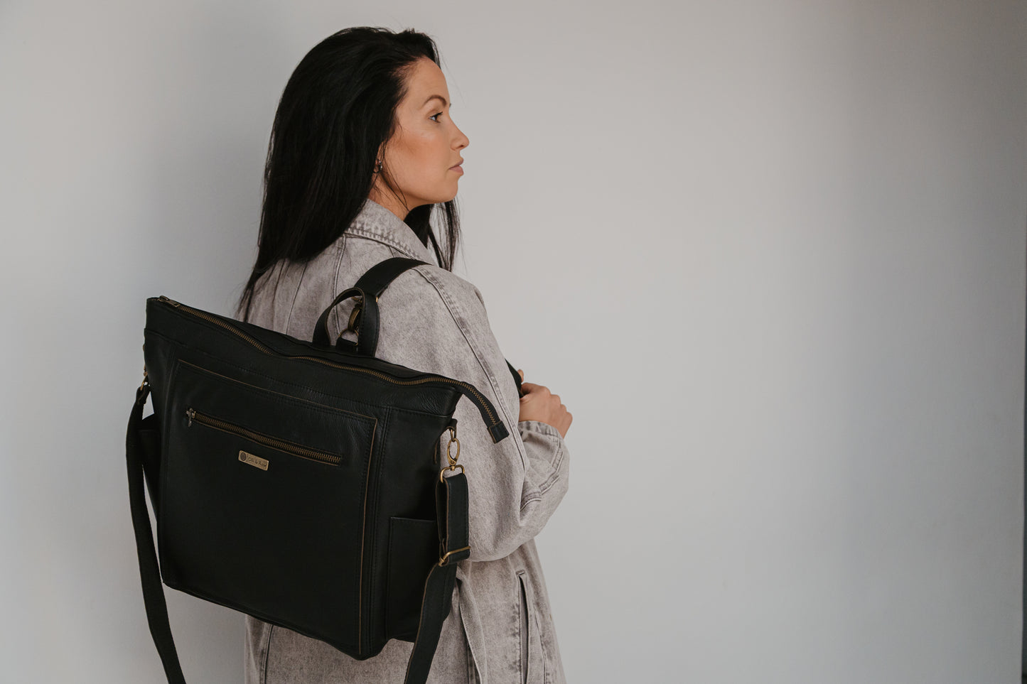 Funkymama Leather Backpack