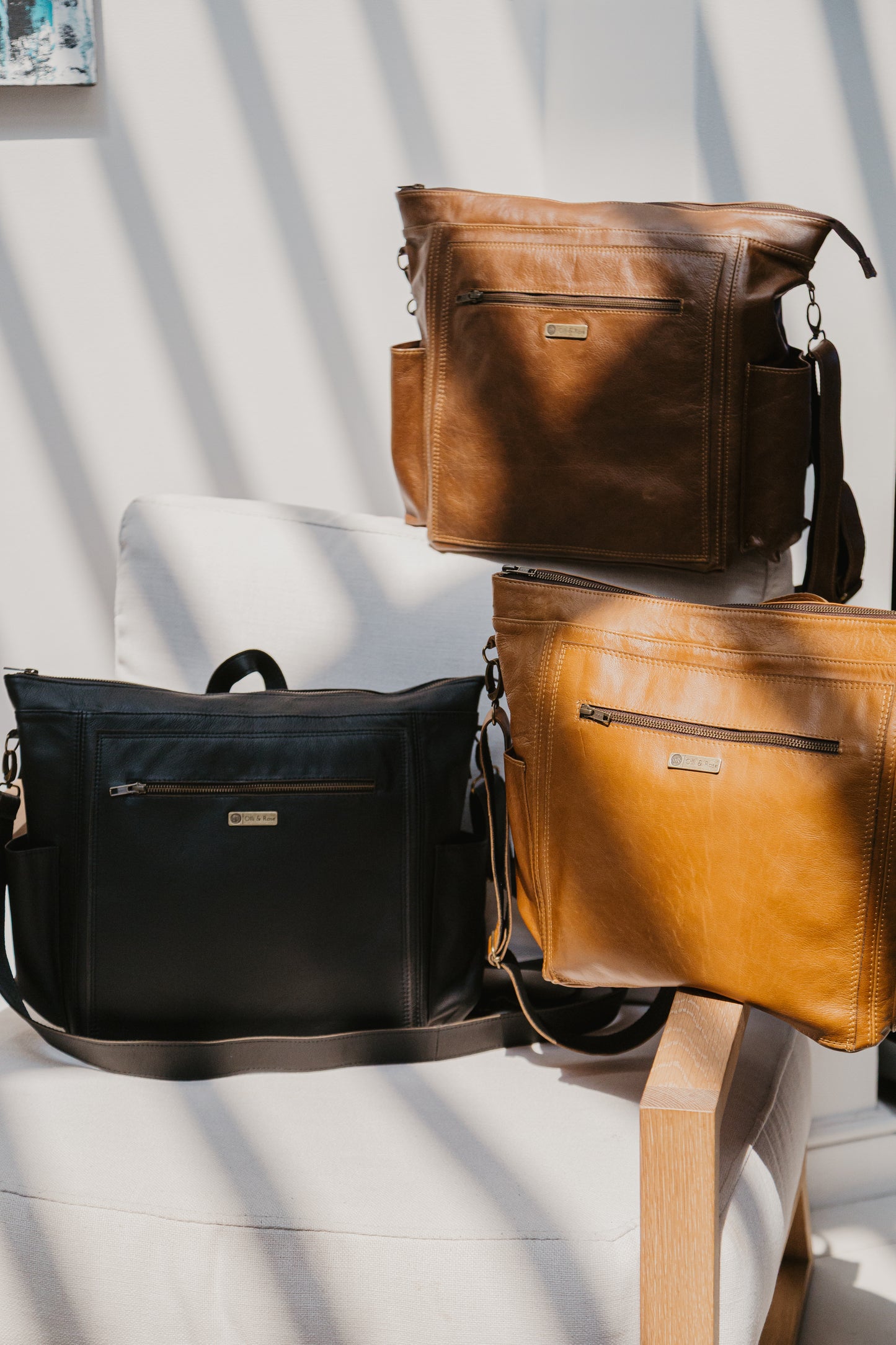 Funkymama Leather Backpack
