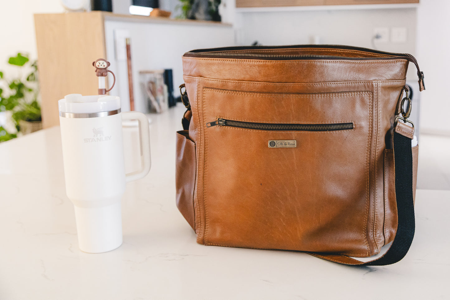 Funkymama Leather Backpack