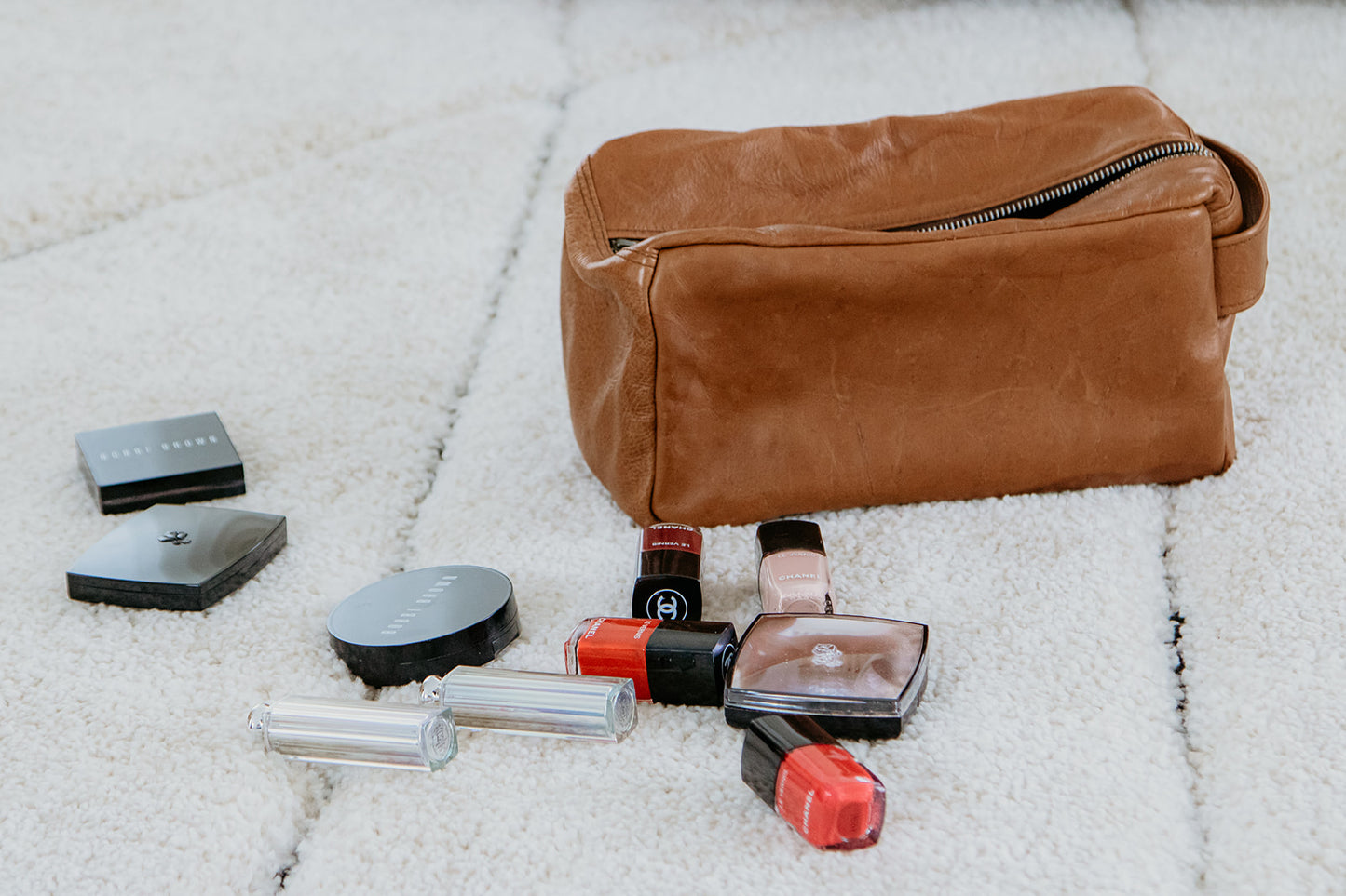 Lining Lined Vanity Bag