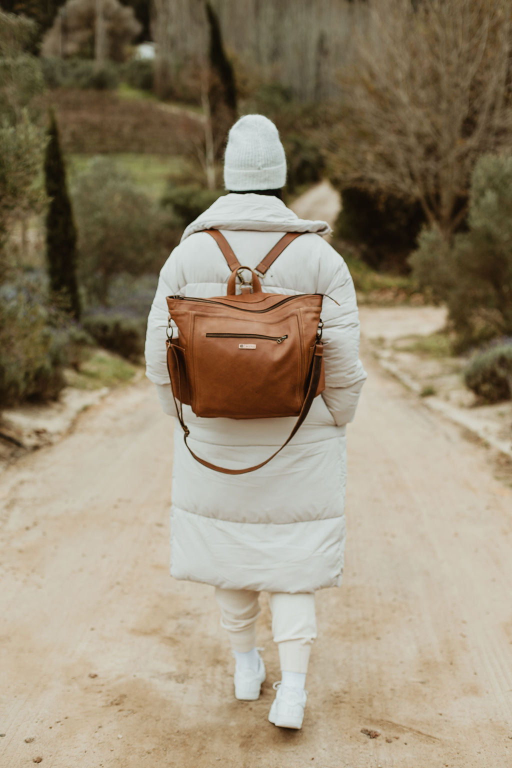Funkymama Leather Backpack