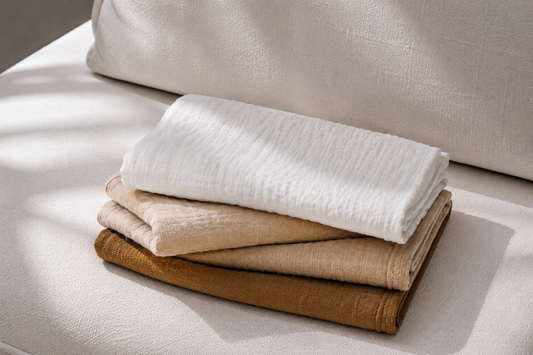 4-Piece Premium Muslin Burp Cloth Set