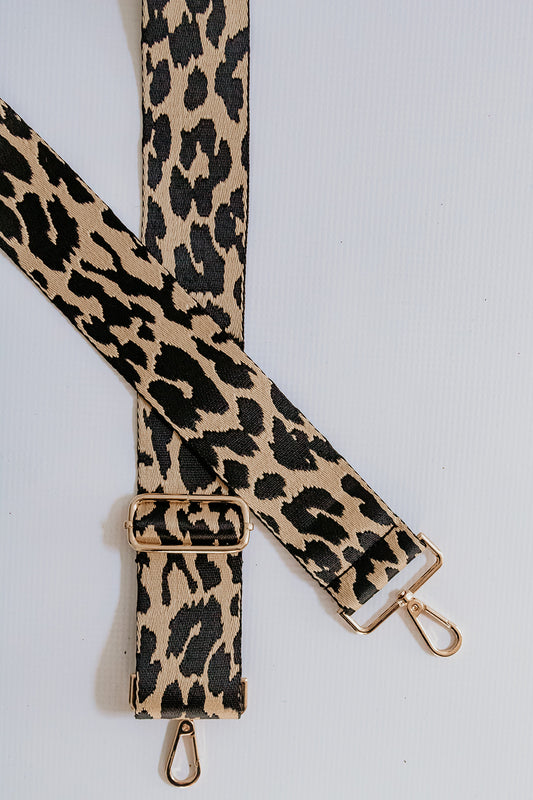 Basic Black Leopard Strap