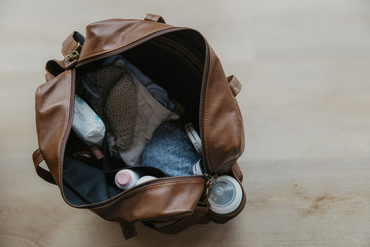 My Daily XL Leather Nappy Bag