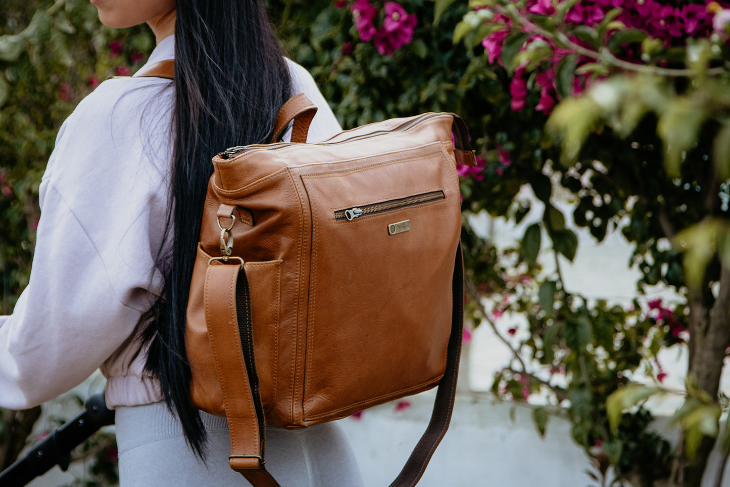 Funkymama Leather Backpack