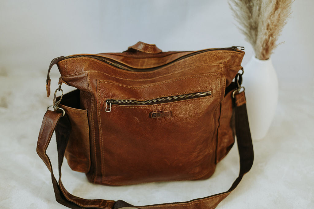 Funkymama Leather Backpack