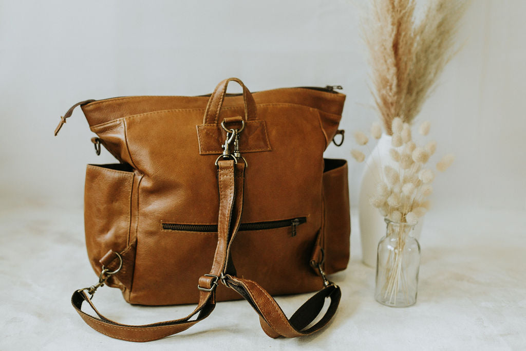 Funkymama Leather Backpack