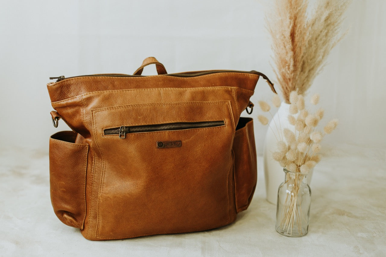Funkymama Leather Backpack